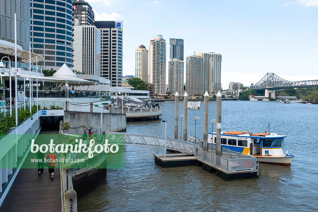 455120 - Eagle Street Pier am Brisbane River, Brisbane, Australien