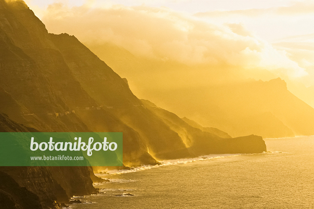 397088 - Westküste im Abendlicht, Naturschutzgebiet Tamadaba, Gran Canaria, Spanien