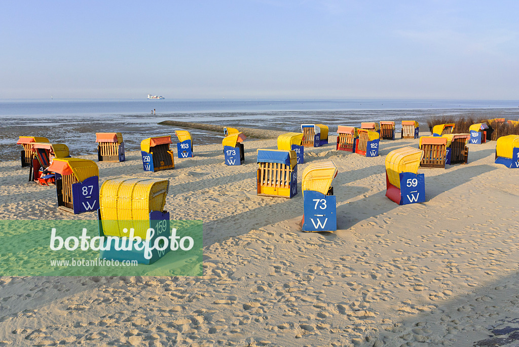 525102 - Beach chairs, Cuxhaven, Germany