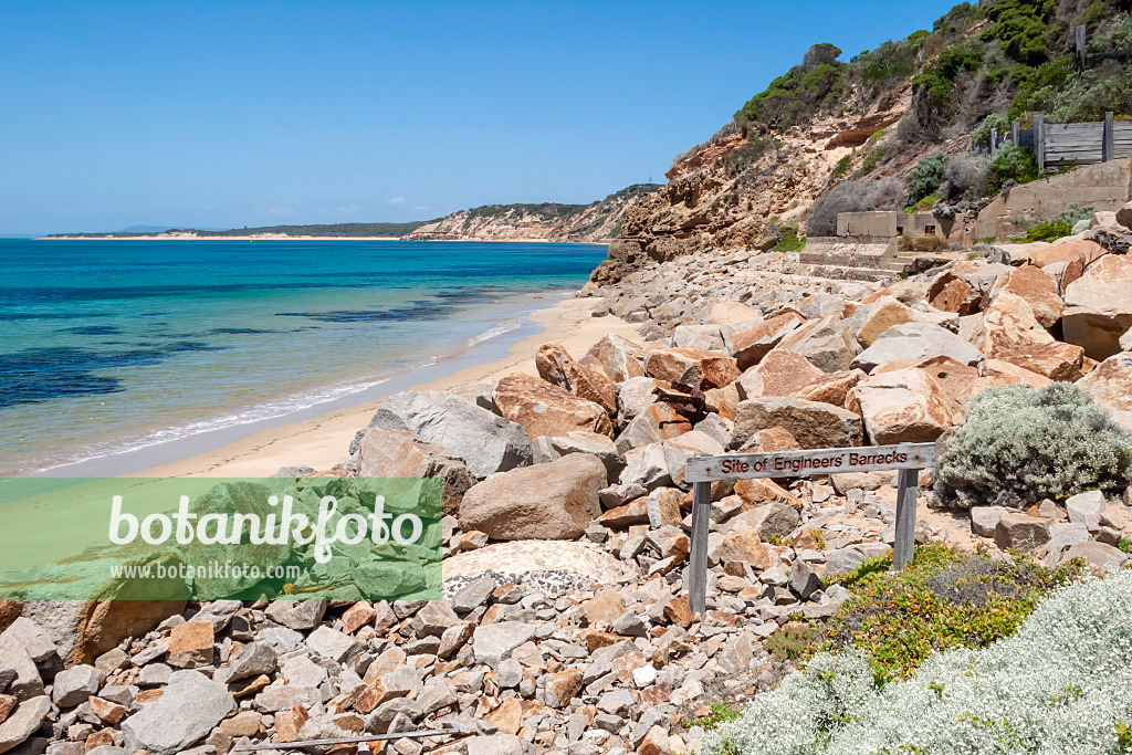 455250 - Engineers' Barracks at Port Phillip Bay, Point Nepean National Park, Australia