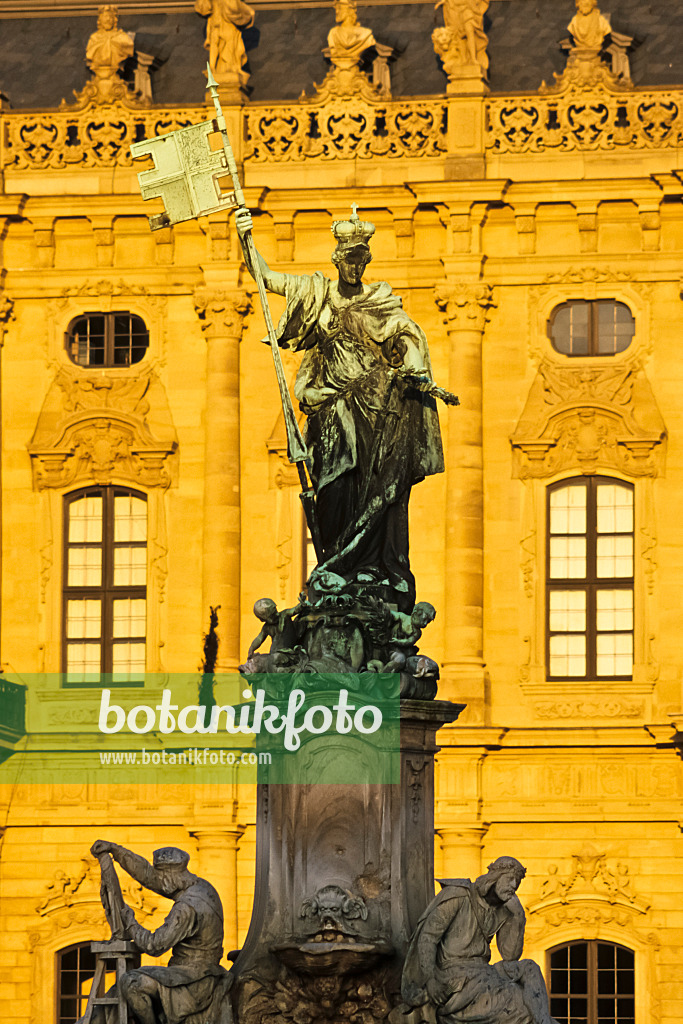 378144 - Frankonia Fountain and Bishop's Palace, Würzburg, Germany