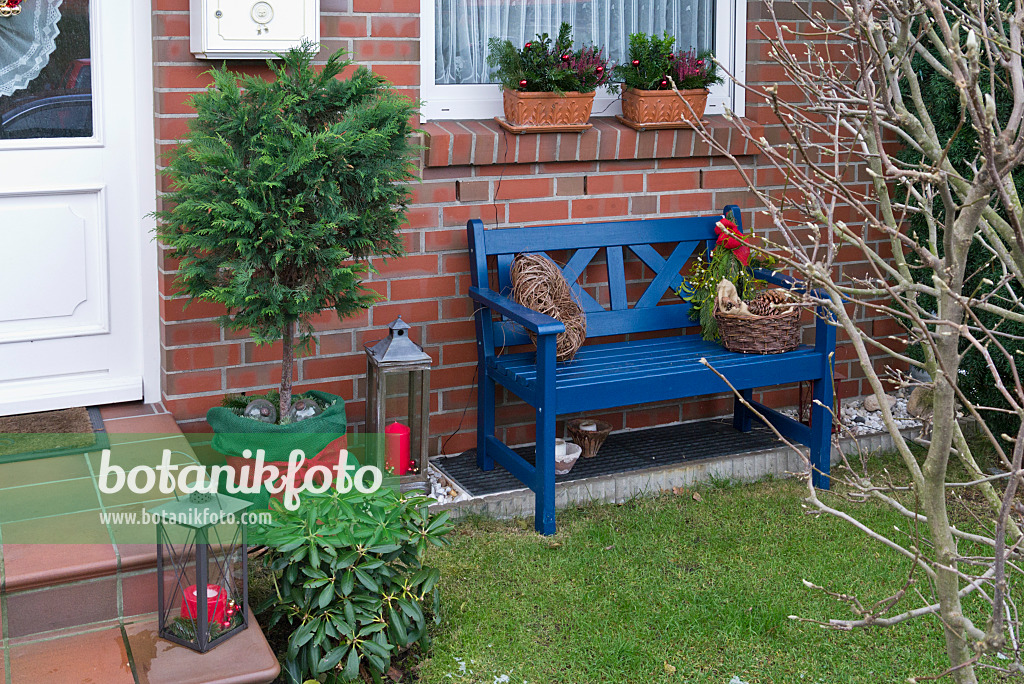 527017 - Front garden with Christmas decoration