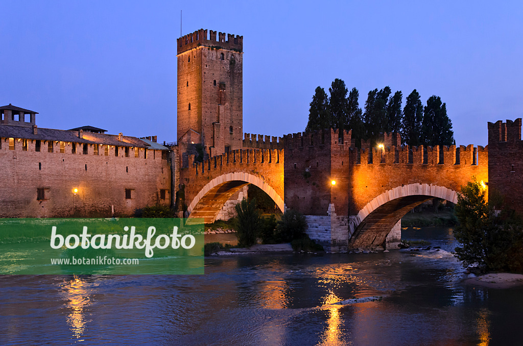 568061 - Ponte Scaligero and Castelvecchio, Verona, Italy