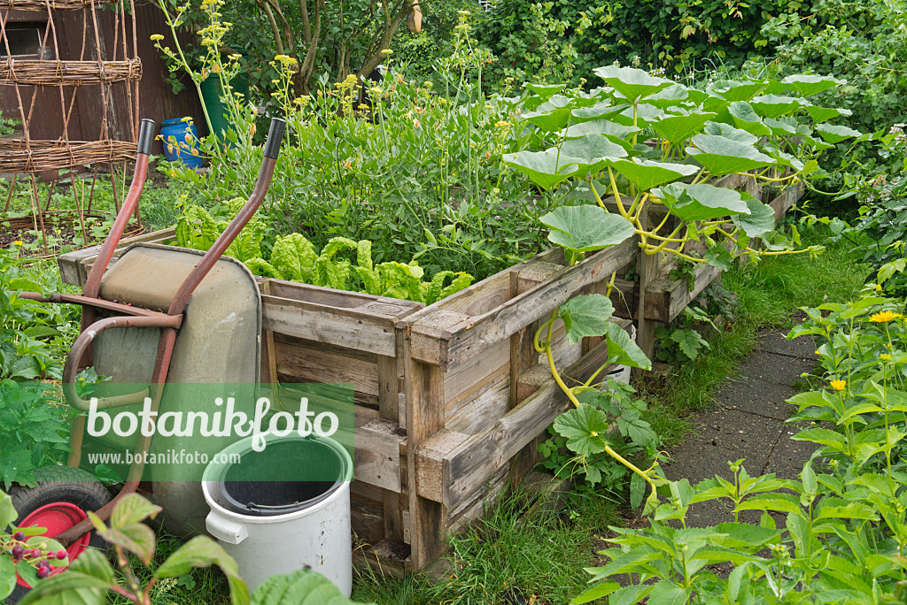 558301 - Raised bed made of wooden pallets