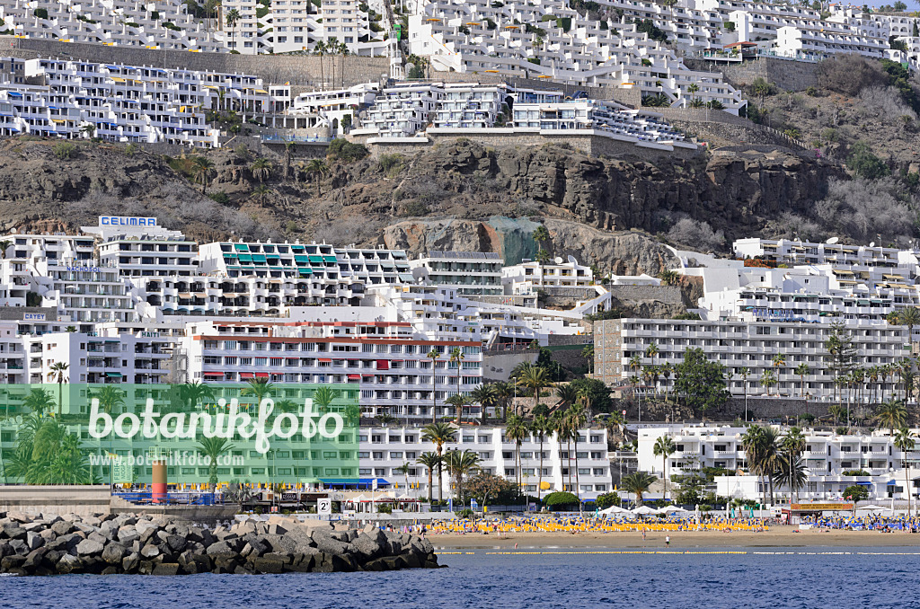 564103 - Versant d'une montagne avec des hôtels et des villages de vacances, Puerto Rico, Gran Canaria, Espagne