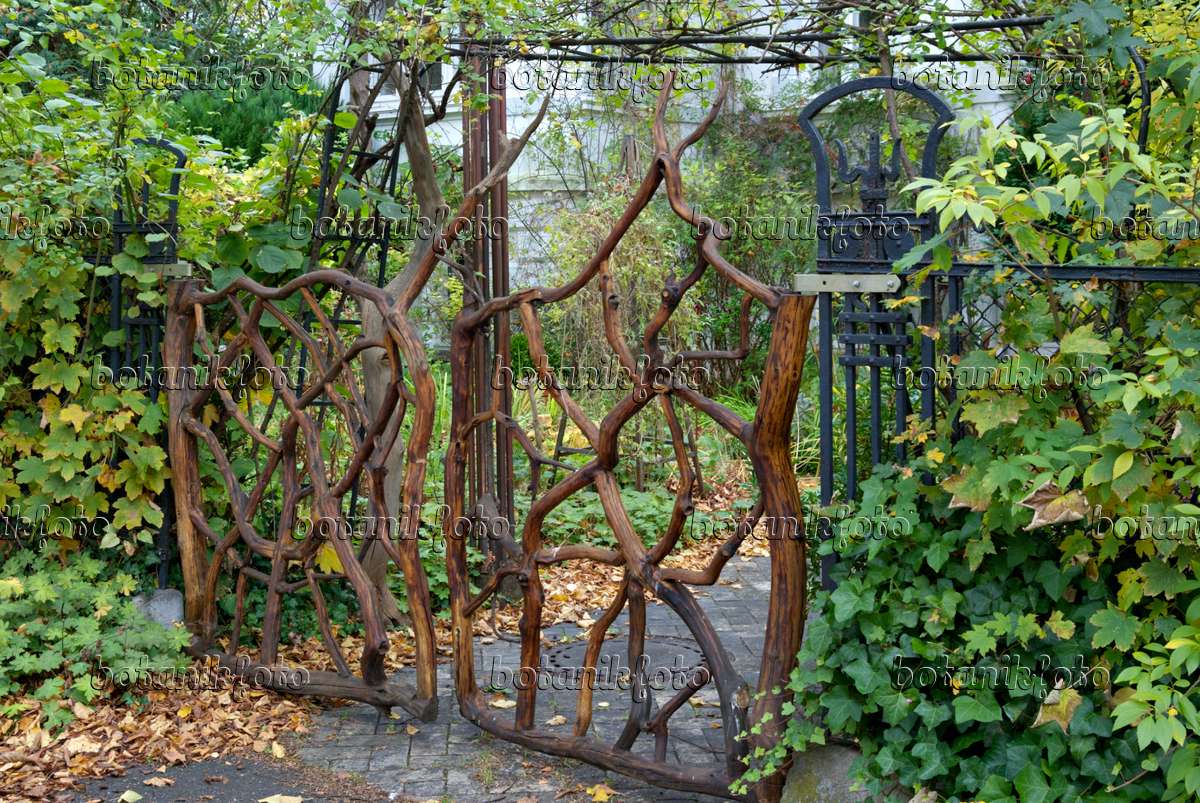 Image Garden gate made of branches - 463085 - Images and 