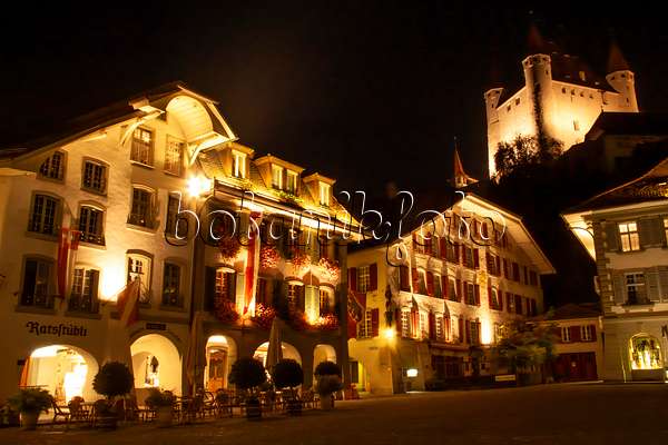 453138 - Rathausplatz und Schloss, Thun, Schweiz