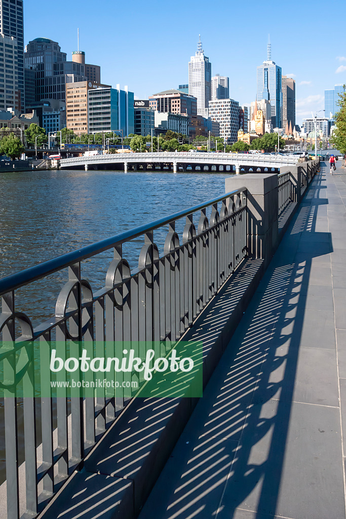 455166 - Southbank Promenade am Yarra River, Southbank, Melbourne, Australien