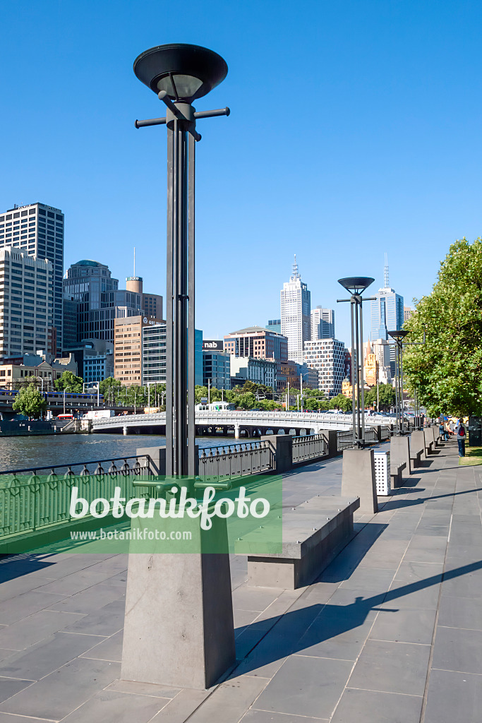 455167 - Southbank Promenade am Yarra River, Southbank, Melbourne, Australien