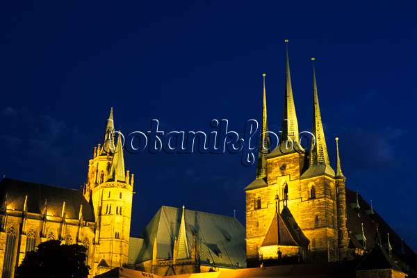 381071 - Cathedral and Severi Church, Erfurt, Germany