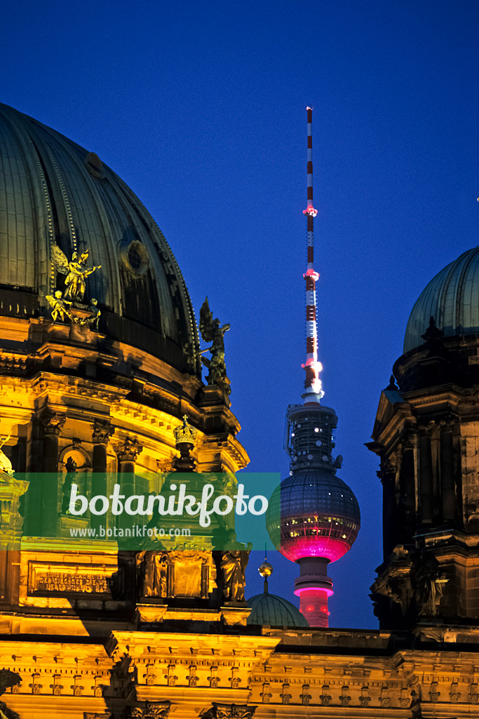 381134 - Cathedral and Television Tower, Berlin, Germany