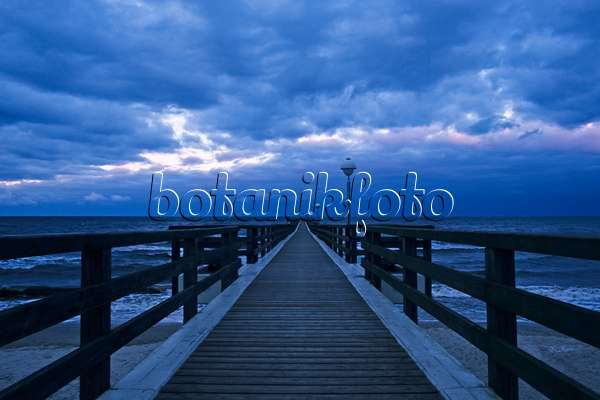 372035 - Landing-stage in the evening, Koserow, Usedom, Germany