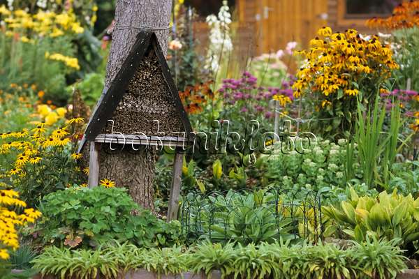 432014 - Perennial border with nesting aid for insects