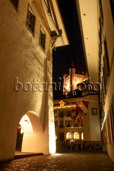 453137 - Place de l'hôtel de ville et château, Thoune, Suisse