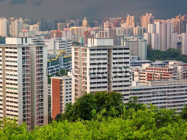 411086 - Silhouette urbaine, Singapour