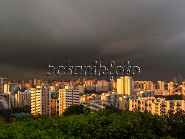411089 - Silhouette urbaine, Singapour