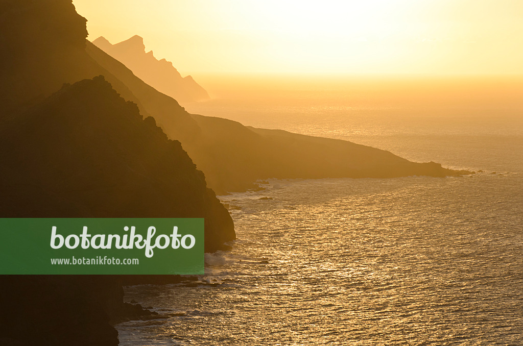 564219 - Côte occidentale au coucher de soleil, Gran Canaria, Espagne