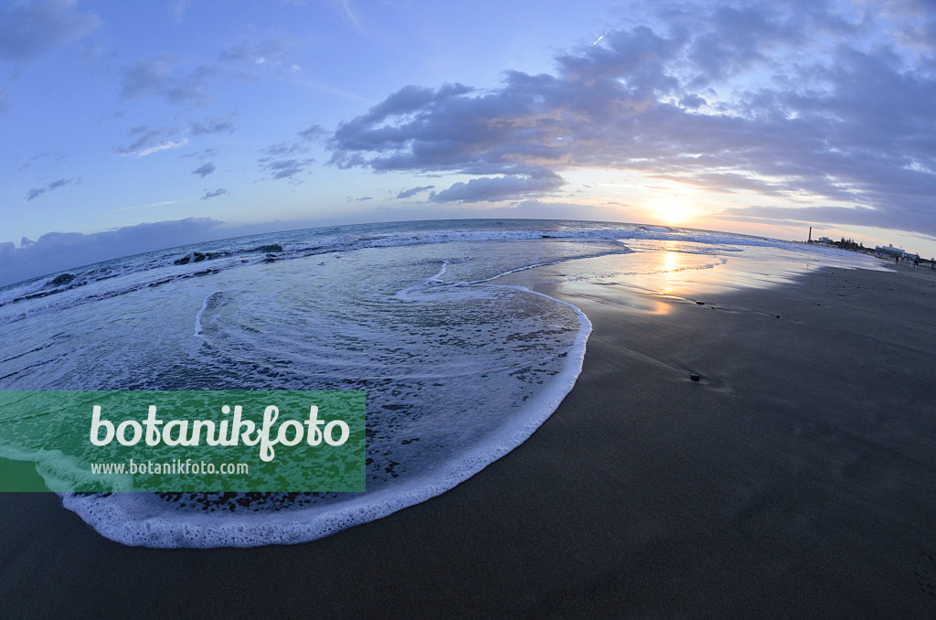 564240 - Coucher de soleil au bord de la mer, Maspalomas, Gran Canaria, Espagne