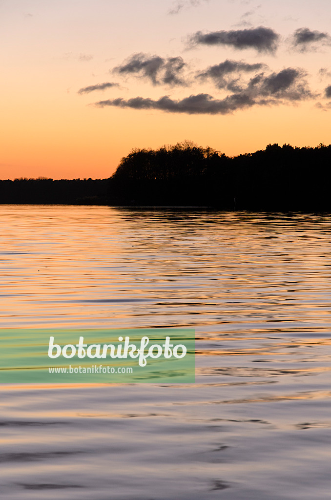 526043 - Coucher de soleil au Seddinsee, réserve naturelle de Gosener Wiesen, Berlin, Allemagne