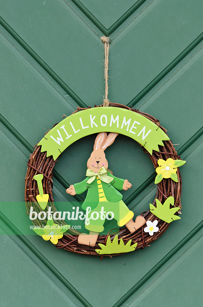 470064 - Door with Easter decoration