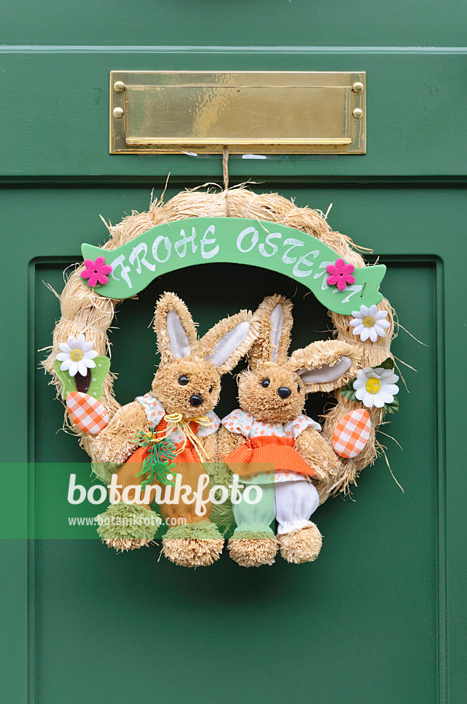 470069 - Door with Easter decoration