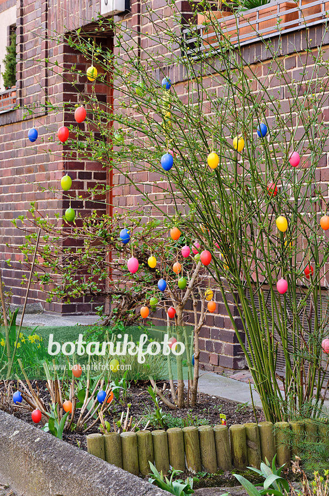 471058 - Shrub with Easter eggs