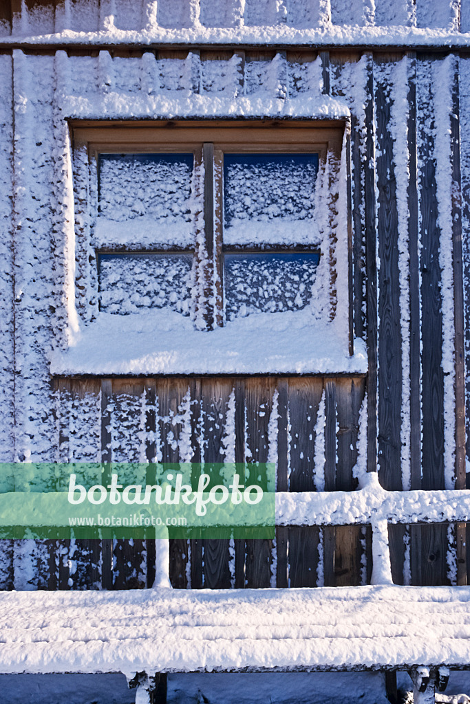 385027 - Snow-covered hut, Bavaria, Germany