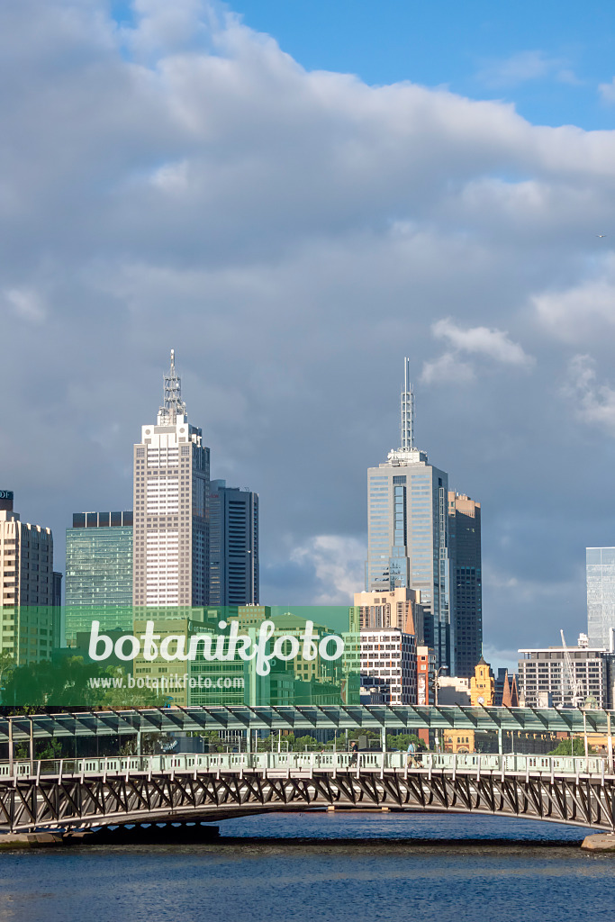 455229 - Spencer Street Bridge am Yarra River, Melbourne, Australien