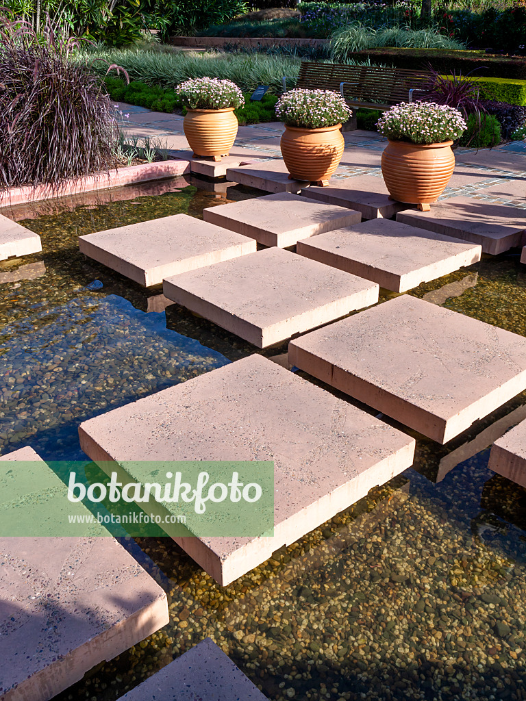 455043 - Water basin with flagstones