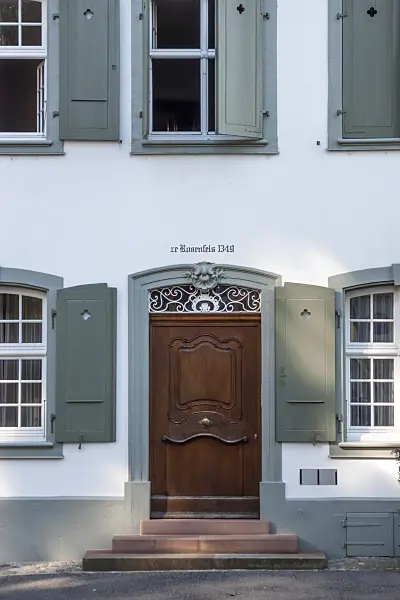 453192 - Altstadthaus aus dem 14. Jahrhundert, Basel, Schweiz