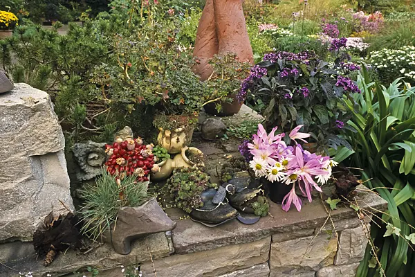 383050 - Autumnal garden decoration