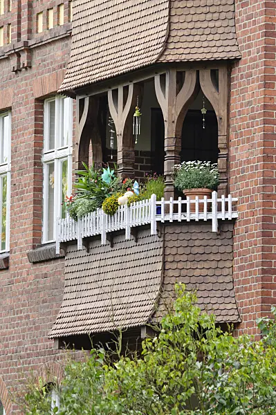 475019 - Balcony with summer flowers