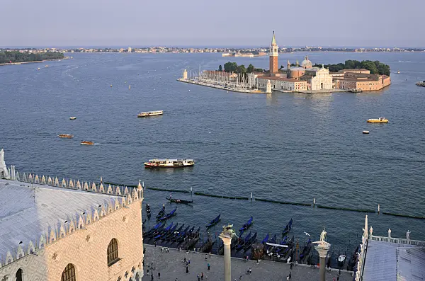 568103 - Basilica San Giorgio Maggiore and Campanile San Giorgio Maggiore, Venice, Italy