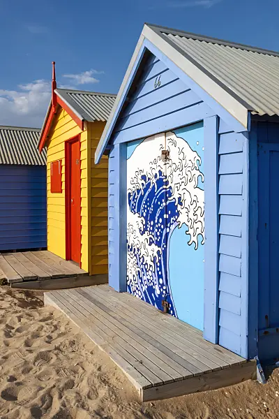 455186 - Beach huts, Brighton, Australia