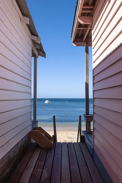 455258 - Beach huts, Portsea, Australia