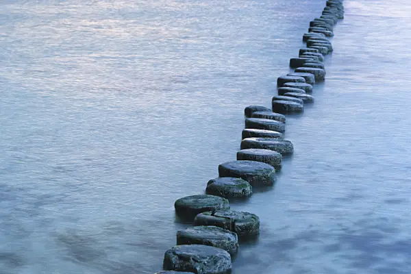 382032 - Breakwater at the Baltic Sea, Germany