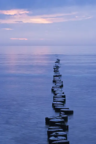 382036 - Breakwater at the Baltic Sea, Germany