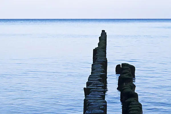 372015 - Breakwaters at the Baltic Sea, Germany