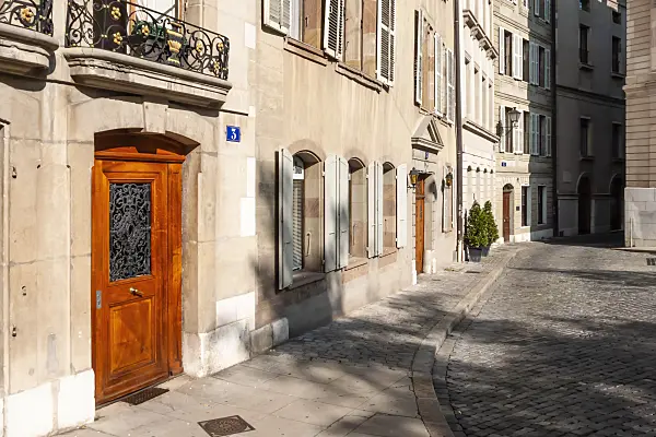 453161 - Buildings on Cour de Saint-Pierre, Geneva, Switzerland
