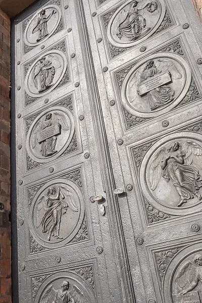 453025 - Cast-iron door, Friedrichswerder Church, Berlin, Germany