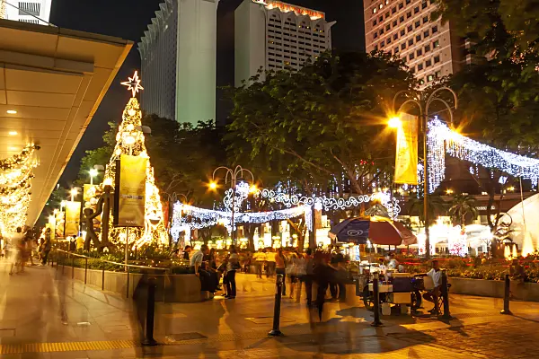 454131 - Christmas decoration on Orchard Road, Singapore