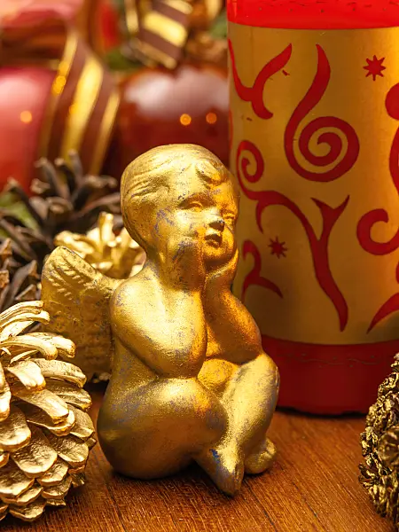 444123 - Christmas decoration with angel