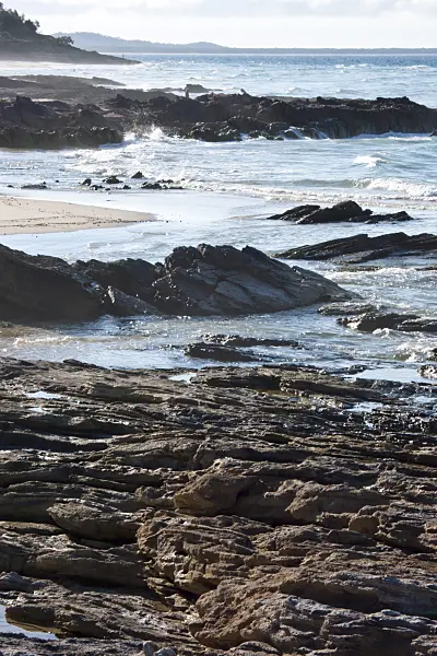 455105 - Deadmans Beach, Point Lookout, North Stradbroke Island, Australia