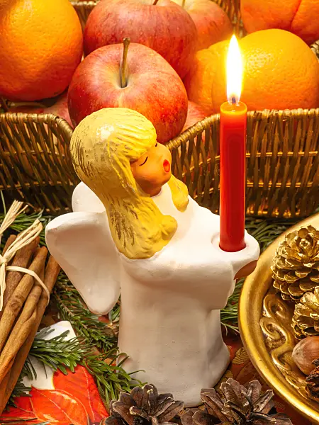444067 - Décoration de Noël avec le Christ Enfant