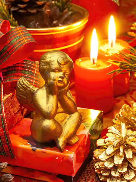 444119 - Décorations de Noël avec ange