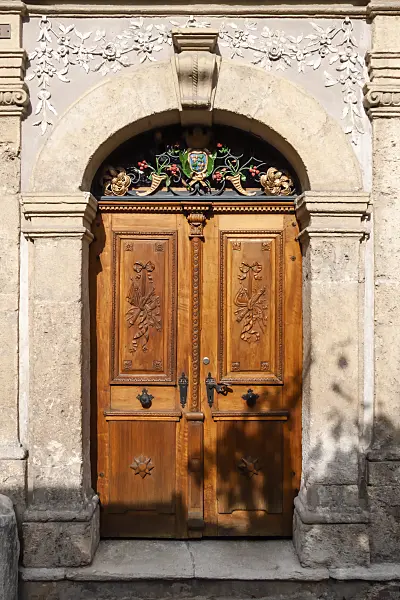 453113 - Door at Maison Barberini, Sion, Switzerland