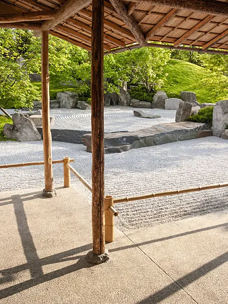 401212 - Dry landscape garden, Japanese Garden, Erholungspark Marzahn, Berlin, Germany