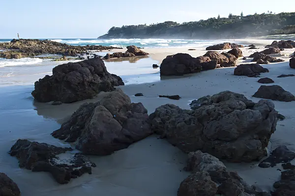 455106 - Dune Rocks, Point Lookout, North Stradbroke Island, Australia