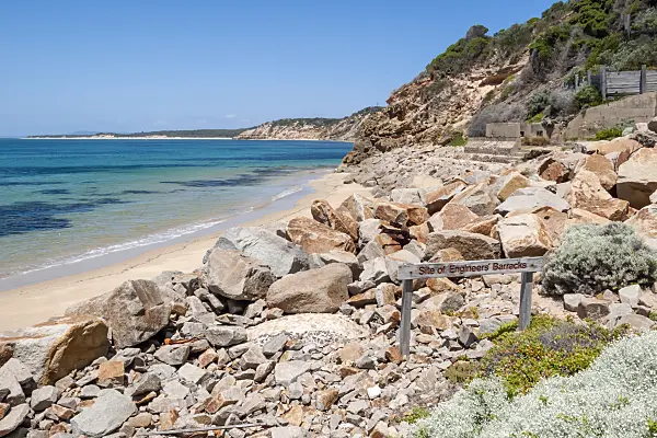 455250 - Engineers' Barracks at Port Phillip Bay, Point Nepean National Park, Australia