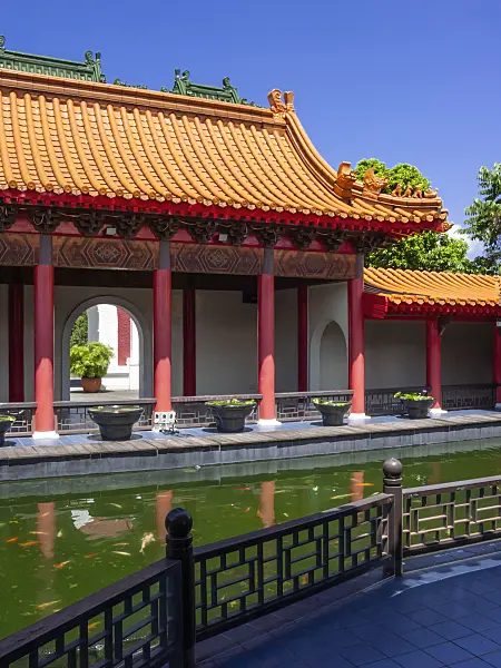 411039 - Étang de koï, jardin chinois, Singapour